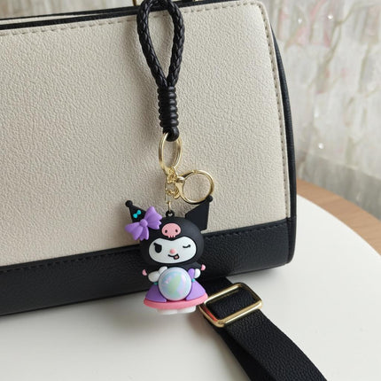 Kuromi Light Keychain