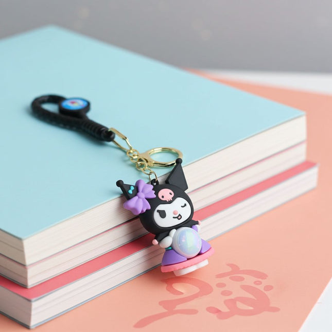 Kuromi Light Keychain