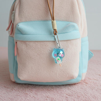 Acrylic Teddy Bag Charm