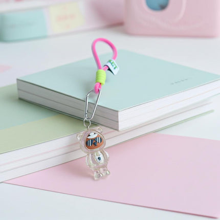 Acrylic Teddy Bag Charm