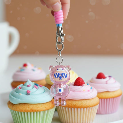 Acrylic Teddy Bag Charm