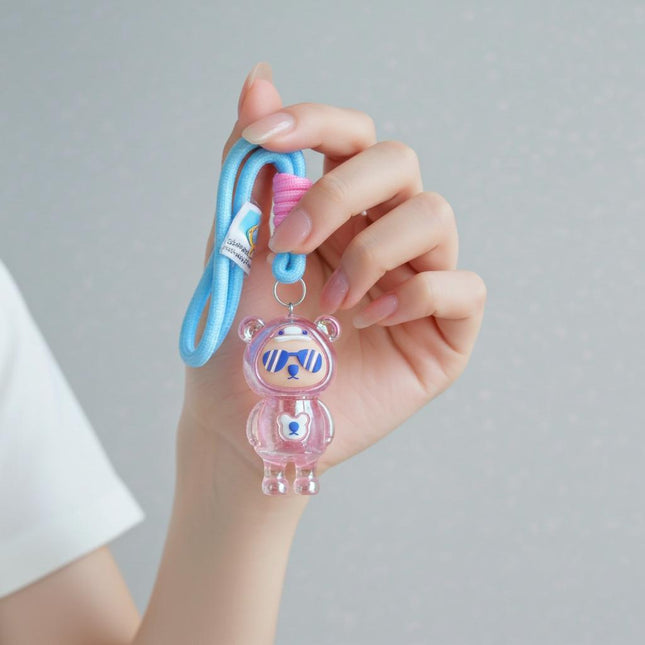 Acrylic Teddy Bag Charm