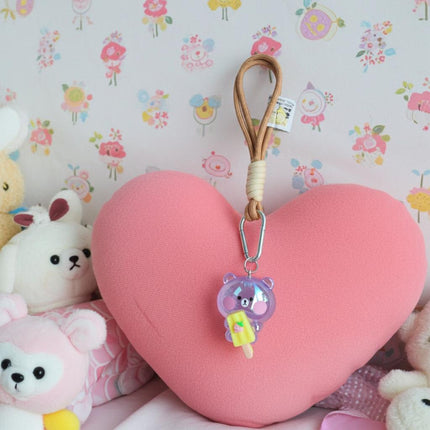 Acrylic Teddy Bag Charm
