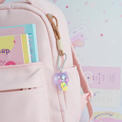 Acrylic Teddy Bag Charm