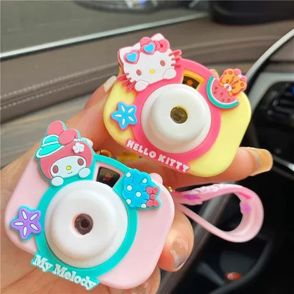 Kawaii Camera Keychain with Projector