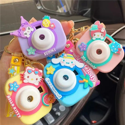 Kawaii Camera Keychain with Projector