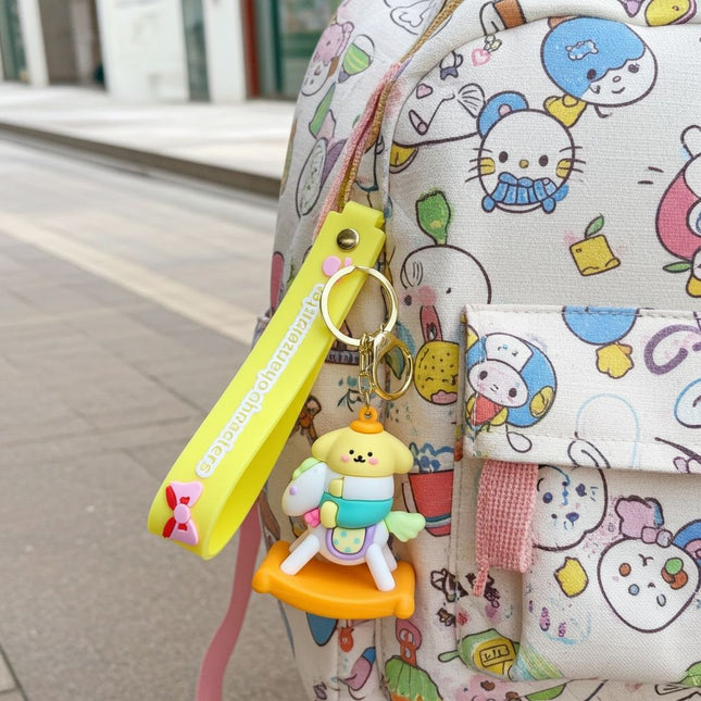 Kawaii Trojan Horse Keychain