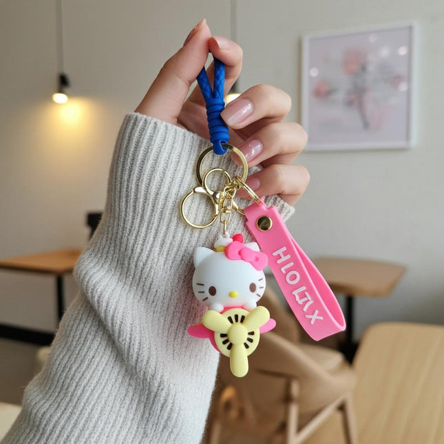 Kawaii Plane Keychain