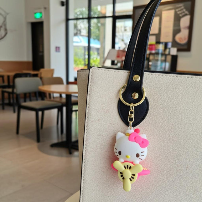 Kawaii Plane Keychain