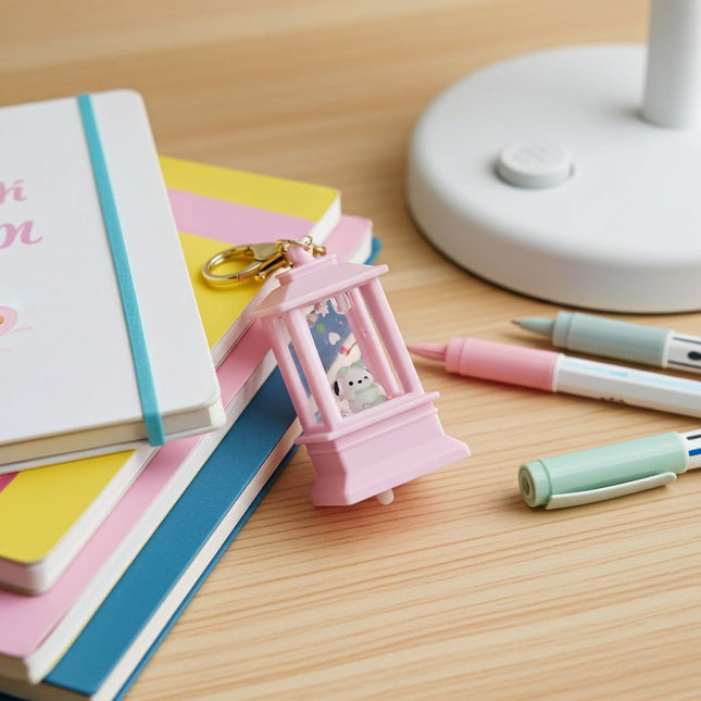 Kawaii Dome Shape Light  Keychain