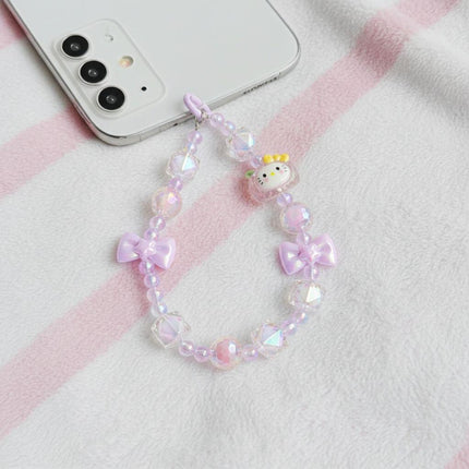 Hello Kitty Beaded Bow Mobile Charm | Cute Sanrio Kawaii Jewelry