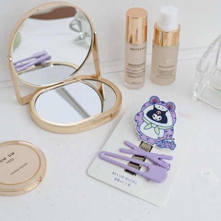 Purple Cartoon Hair Clip Set | Cute Kawaii Hair Accessories