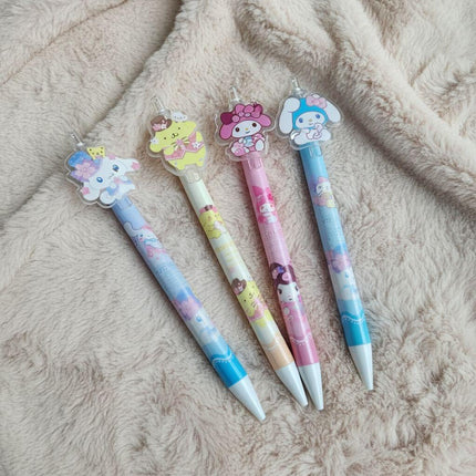 Kawaii Sanrio Character Mechanical Pencils– Hello Kitty, My Melody, Cinnamoroll & Pompompurin