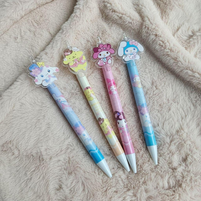 Kawaii Sanrio Character Mechanical Pencils– Hello Kitty, My Melody, Cinnamoroll & Pompompurin