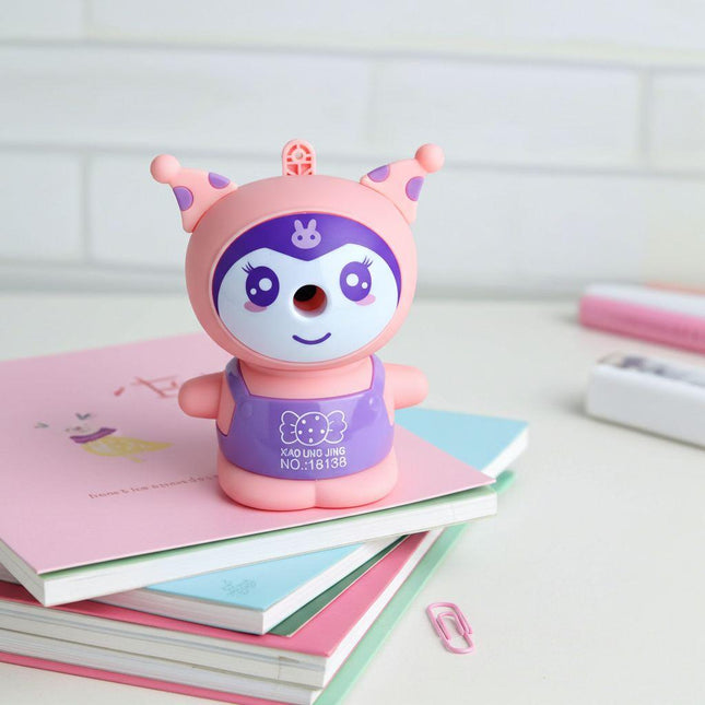 Kawaii Sharpener – Cute Pink & Purple  | Desk Decor & Gift for Stationery Lovers