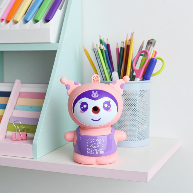 Kawaii Sharpener – Cute Pink & Purple  | Desk Decor & Gift for Stationery Lovers