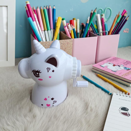 Kawaii Unicorn Sharpener – Cute Manual Pencil Sharpener for Students & Kids