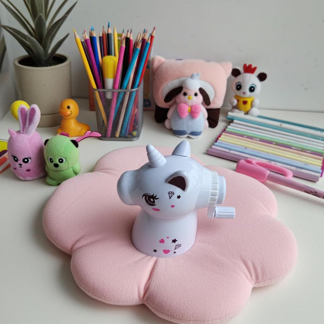 Kawaii Unicorn Sharpener – Cute Manual Pencil Sharpener for Students & Kids