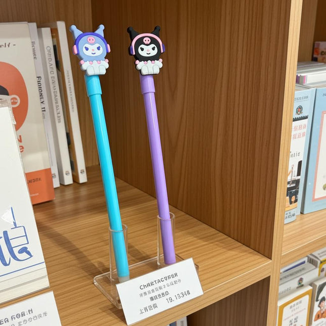 Kuromi & My Melody Pens – Cute Kawaii Gel Ink Pen for Students & Stationery Lovers