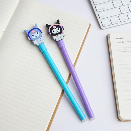 Kuromi & My Melody Pens – Cute Kawaii Gel Ink Pen for Students & Stationery Lovers