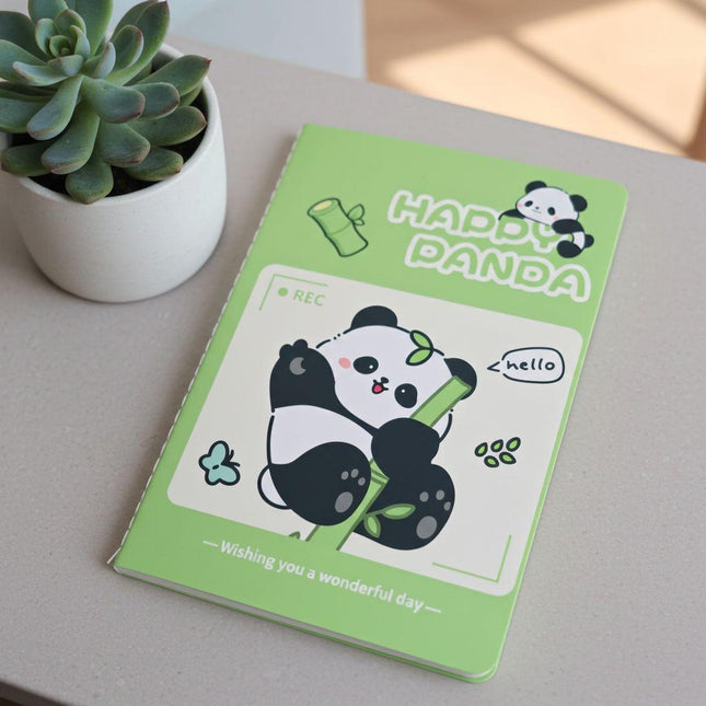Cute Panda Notebook – Kawaii Aesthetic Journal for School, Office & Daily Notes