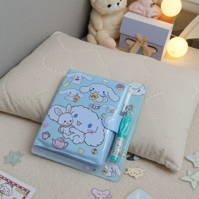 Cinnamoroll Secret Diary with  Pen – Cute Sanrio Notebook for Kids & Teens