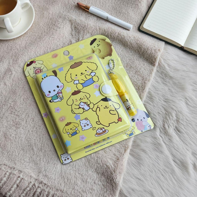 Pompompurin Secret  Diary with Magic Pen – Cute Sanrio Notebook for Kids & Teens