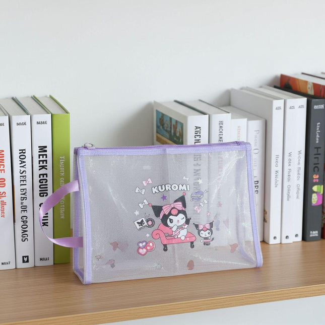Cute Sanrio Zipper Bag for Stationery & Cosmetics