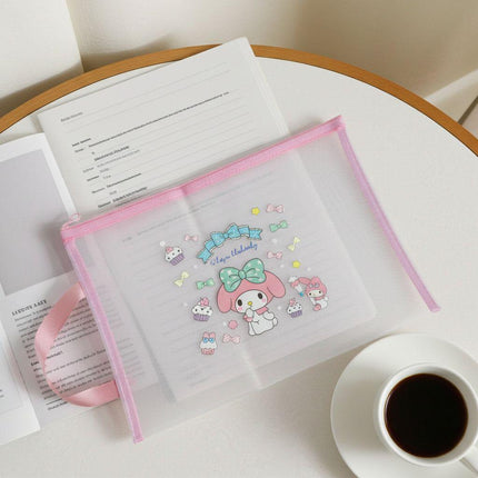Cute Sanrio Zipper Bag for Stationery & Cosmetics