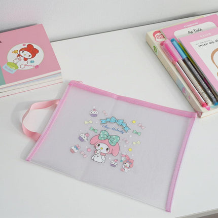 Cute Sanrio Zipper Bag for Stationery & Cosmetics