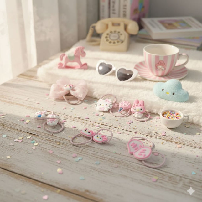 Hello Kitty Hair Rubber Bands