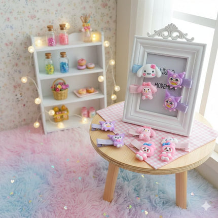 Sanrio Hair Clips Set
