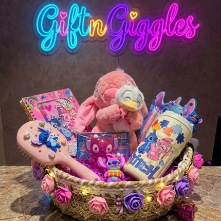Pink Pookie Stitch Combo(7 Unique Products)