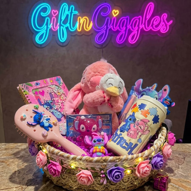 Pink Pookie Stitch Combo(7 Unique Products)