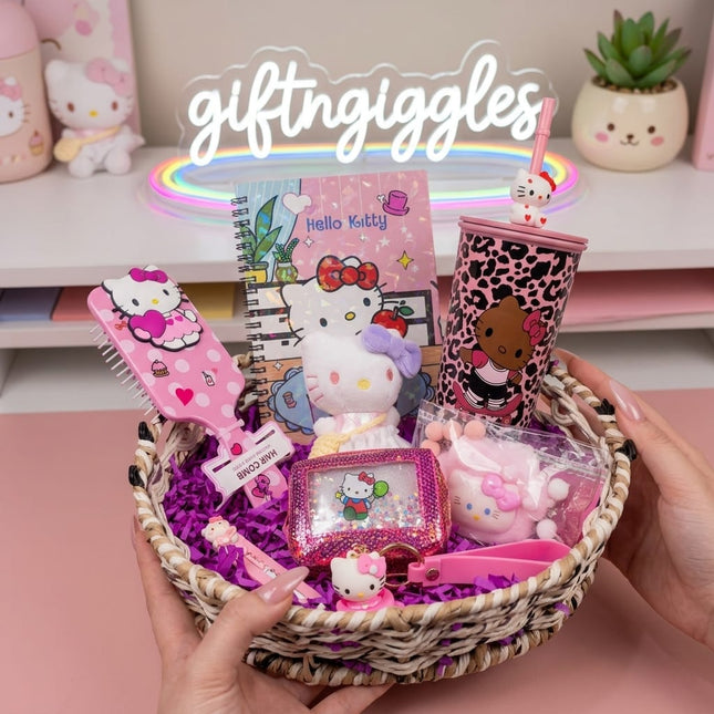 Hello kitty Pink Pookie Combo (8 Unique Items)