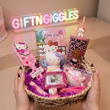 Hello kitty Pink Pookie Combo (8 Unique Items)