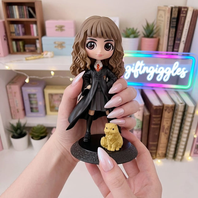 Hermione Grangers Figurine With Crookshanks