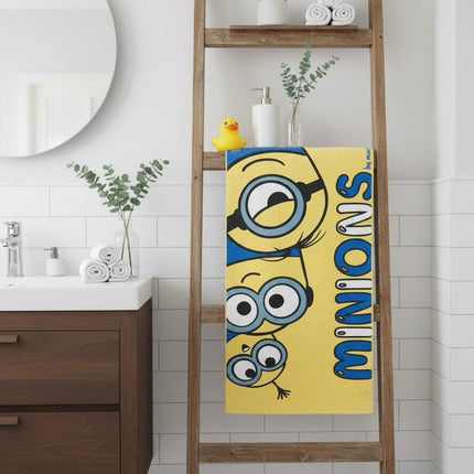 Soft & Absorbent Minion Faces Beach Towel