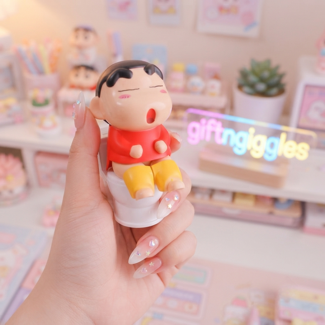 ✨ Potty Time Shinchan Funny Prank Toy 🚽😂🎈