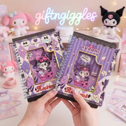 Enchanting Kuromi 3D Aesthetic Diary – Perfect Kawaii Stationery 💜📓✨