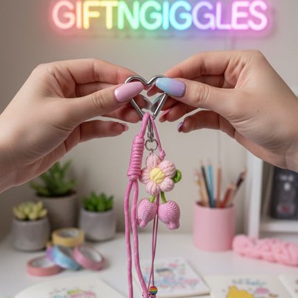 Crochet Bag Charm/Keychain