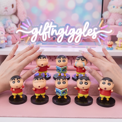 Adorable Shinchan Figurine for Desk Decor