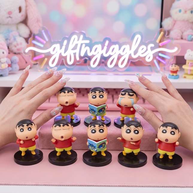 Adorable Shinchan Figurine for Desk Decor