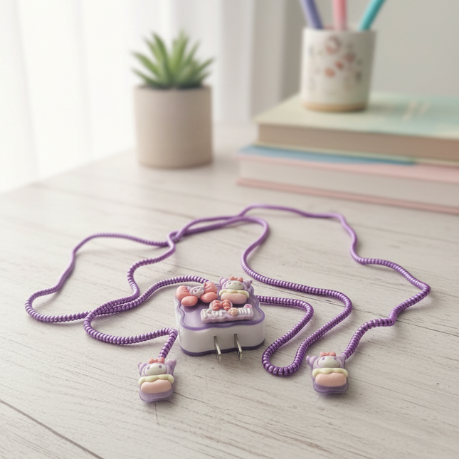 Cute IPhone TPU (soft) (20W) Charger Case