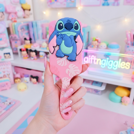Adorable Stitch Pink Aesthetic HairbrushAdorable Stitch Pink Aesthetic Hairbrush💖🎀
