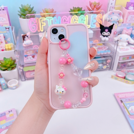✨ Sanrio Inspired Kawaii Beaded Phone Charm - 🎀📱💖