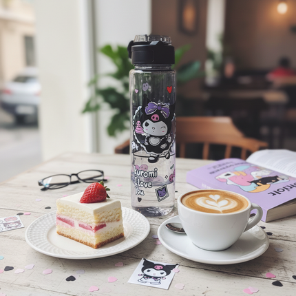 Cute Kuromi Water Bottle