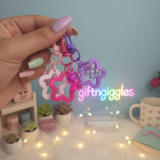 Cute Bag/Zip Charm 4 pieces set