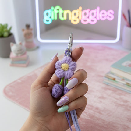 Crochet Bag Charm/Keychain