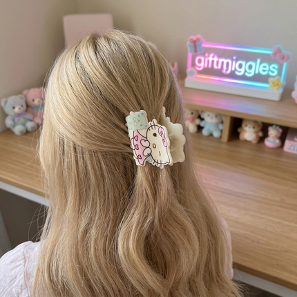Sweet Hello Kitty Decorative Claw Clips for Girls